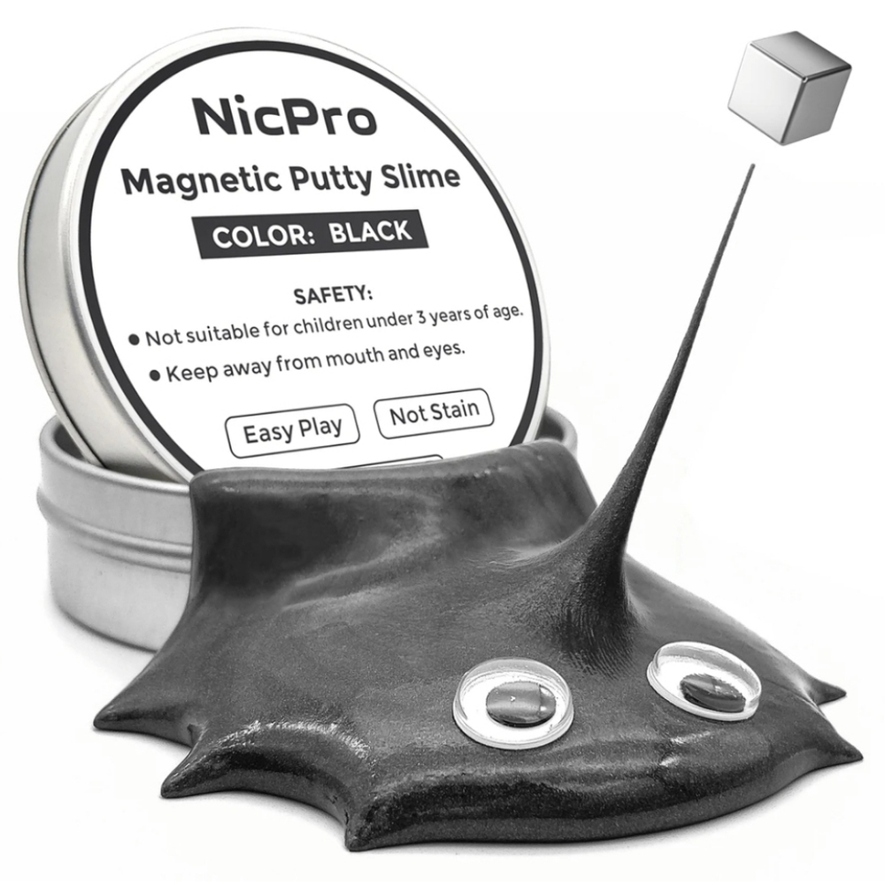 New & Sealed NicPro Magnetic Blue Putty Slime